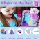 Life is a Doodle Diary with Lock and Key - Mermaid Gratitude Journal for Empowering HeartsMinds - Self Expression Daily Journal Notebook with Lock - Cute Notebook for Girls Keeps Secrets Safe