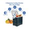 Enveix Electric Portable Cooler Box, 30L, Cooling and Keep Warm Function, AC/DC &amp; Power Supply USB for Car, Boat and Camping, With ECO Option