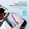 COSLUS C20 Water Flosser Teeth: 2 Pack 300ml Portable Cordless Oral Irrigator, Rechargeable Travel Irrigation Cleaner for Teeth, Gums, Braces Care, IPX7 Waterproof Electric Flossing, Black &amp; Pink