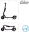 Riley Scooters RS1 Electric Scooter: Lightweight Foldable escooter with Max. 18-25km Range 25km/h Top Speed: 2 Hour Quick Charge Detachable Battery, LED Lights, Triple Braking System