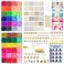 ESSENTIALS 360 Clay Beads Bracelet Making Kit, 11,000 Pcs 48 Colors DIY flat jewelry kit with Charms &amp; Elastic Strings for Necklace, Earing &amp; Jewelry, Polymer Heishi Beads Gift for Girls Adults Age 6+
