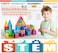 ESSENTIALS 360 Magnetic Tiles Building Blocks, 108 pc Magnetic Toys for Toddlers- Kids Construction STEM Toys for 3+ Year Old Boys and Girls-Learning by Playing Games Inspirational, Educational Toys