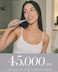 MySmile DY156 Electric Toothbrush for Adults, Rechargeable Sonic Battery Toothbrush Portable with 3 Brush Heads, 2 Mins 5 Modes Smart Timer, 45000VPM, One Charge for 60 Days (Gray, M)