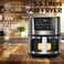 Jinou Airfryer 5.5L&ndash;Non-Stick bucket &amp; Digital Temperature Control&ndash;The smart fryer Ideal for Frying, Grilling, Roasting, Baking, &amp; Toasting Vegetables, French Fries, Meat &amp; Fish (10 free paper liners)