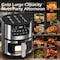 Jinou Airfryer 5.5L&ndash;Non-Stick bucket &amp; Digital Temperature Control&ndash;The smart fryer Ideal for Frying, Grilling, Roasting, Baking, &amp; Toasting Vegetables, French Fries, Meat &amp; Fish (10 free paper liners)
