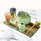 Jinou Matcha Set Made With Natural Bamboo And Premium Quality Ceramic &ndash; Matcha Whisk For Mixing The Matcha Tea (GREEN)
