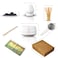 Jinou Matcha Set Made With Natural Bamboo And Premium Quality Ceramic &ndash; Matcha Whisk For Mixing The Matcha Tea (WHITE)