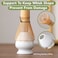 Jinou Matcha Set Made With Natural Bamboo And Premium Quality Ceramic &ndash; Matcha Whisk For Mixing The Matcha Tea (WHITE)