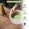 Jinou Matcha Set Made With Natural Bamboo And Premium Quality Ceramic &ndash; Matcha Whisk For Mixing The Matcha Tea (WHITE)