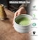 Jinou Matcha Set Made With Natural Bamboo And Premium Quality Ceramic &ndash; Matcha Whisk For Mixing The Matcha Tea (GREY)