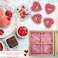 Jinou Valentine's day gift &ndash; Heart Shape Candles Encased in Premium Quality Bamboo box &ndash; Gift for Wife, Husband, Boyfriend and Girlfriend