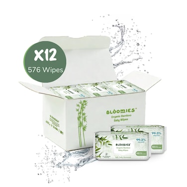 Bamboo Baby Wipes 48X12 (576 Wipes)