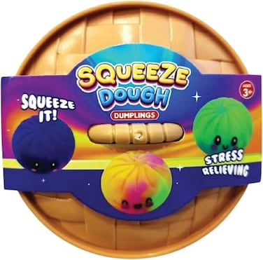 Dumplings Stress Sensory Squeeze Dough Tie-Dye Baozi (9cm) (Random 1 Piece)