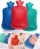 Hot Water Bottle Rubber with Soft Cover (2 Liter) Classic Hot Water Bag for Pain Relief, Cramps, Neck, Shoulders Pain Relieve, Hot Cold Pack Warmer, Multifunction for Daily Use (1PCS Random Color)
