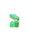 Premium OXO Biodegradable Drawstring Garbage Bag, 120 Bags, 43x50 cm, Green, Heavy Duty Leak Proof Lavender Scented Trash Bags for Home and Office Use