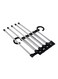 Rack Hanger Silver/Black 34x14.5x7cm