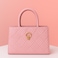 Viptour Luxury Women&rsquo;s PU Leather Handbag  Quilted Designer Top Handle Bag with Zipper Closure &amp; Polyester Lining Elegant Shoulder Tote for Women GB271P