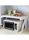 EAHKGmh 2 Tier Microwave Standing Wooden Storage Rack