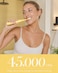 MySmile DY156 Electric Toothbrush for Adults, Rechargeable Sonic Battery Toothbrush Portable with 3 Brush Heads, 2 Mins 5 Modes Smart Timer, 45000VPM, One Charge for 60 Days (Yellow, M)