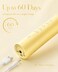 MySmile DY156 Electric Toothbrush for Adults, Rechargeable Sonic Battery Toothbrush Portable with 3 Brush Heads, 2 Mins 5 Modes Smart Timer, 45000VPM, One Charge for 60 Days (Yellow, M)
