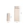 Self-Inflating Camping Sleeping Pad, Double-Layer Foam, Built-in Pillow, Water-Resistant, Beige