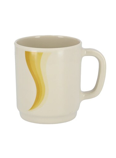Super Rays Melamine&Acirc;&nbsp; Handle Cup Multicolour White/Yellow