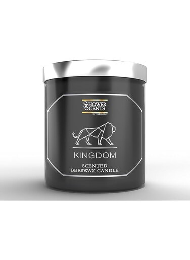 Shower Scents Kingdom Perfumed Candle 410G, Black, C5345