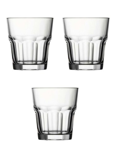 3-Piece Casablanca Tumbler Set, 355cc Clear