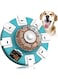 MITAIKO Dog Puzzle Toys Treat Dispenser - Food Dispensing Slow Feeder for Boredom and Stimulating, Interactive Pet IQ Training &amp; Mental Enrichment for Small Medium Large Smart Dogs, Lake Blue