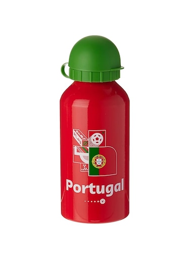 FIFA World Cup Qatar 2022 Graphic Printed Kids Aluminium Bottle Portugal 400ml, RT501003POR