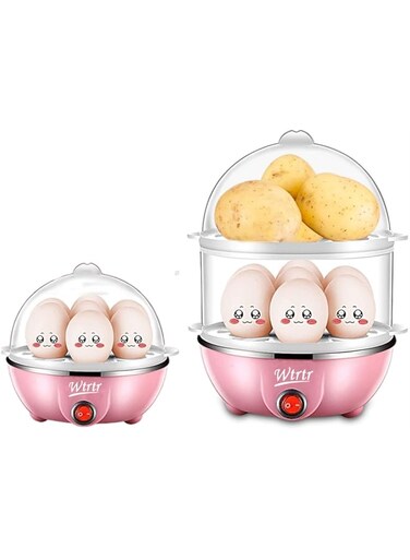 Wtrtr Egg Cooker,Multifunctional Egg Boiler Electric, Egg Steamer Maker, Egg Cooker Rapid with Auto Shut Off Feature Judith.WTR-602