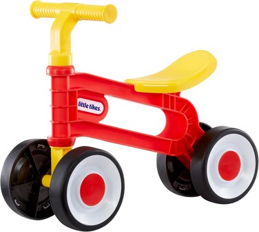 سكوتر 'N Steer البلاستيكي للأطفال الصغار من Little Tikes، مزود بمقود محكم، ومقعد مريح، وتصميم بأربع عجلات، وهيكل خفيف الوزن، وحجم صغير، لعبة داخلية وخارجية للأطفال من عمر 1-3 سنوات (639784)