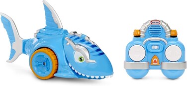 سيارة لعبة Little Tikes Shark Strike RC تعمل بجهاز تحكم عن بعد، متعددة الألوان.