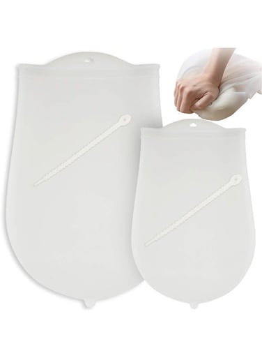 Kneading Bag, Silicone Kneading Dough Bag,Food Grade Material,Versatile Dough Mixer for Bread, Pastry, Pizza &amp; Tortilla,Flour-mixing Bag Preservation Bag,Cooking Tool