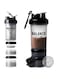 BERNESSI 500ml/17oz Protein Shaker Bottle with Leak-Proof for Protein Mixes &amp; Shakes with Stainless Steel Ball, Protein Bottle Blender Cocktail Shaker Cup for Gym Fitness Home Pre Workout (Balance)