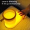 NoFun Silicone LED Lamp Rainboot Night Light, USB Rechargeable &ndash; Yellow