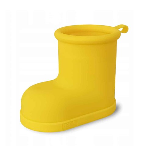 NoFun Silicone LED Lamp Rainboot Night Light, USB Rechargeable &ndash; Yellow