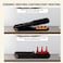 2-in-1 Portable Flat Iron &amp; Straightening Brush LH-2201 - Black