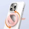 Mobile Phone Ring Holder Magnet for MagSafe Silicone Smartphone Finger Holder - Pink