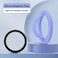 Mobile Phone Ring Holder Magnet for MagSafe Silicone Smartphone Finger Holder - Purple