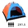 3 Person Waterproof Automatic Camping Tent For Outdoor - Multicolors