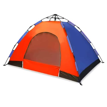 3 Person Waterproof Automatic Camping Tent For Outdoor - Multicolors