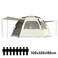 LB-20344 6 Person Camping Tent Large Waterproof Family Tent - Multicolors