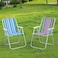 LB-20003 Foldable Camping Chair For Outdoor Camp Beach Travel Picnic Hiking - Multicolors