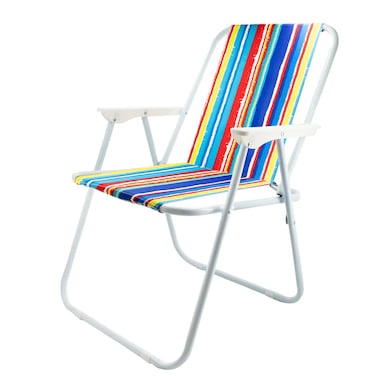 LB-20003 Foldable Camping Chair For Outdoor Camp Beach Travel Picnic Hiking - Multicolors