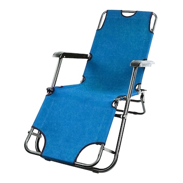 LB-20455 Folding Camping Chairs For Adults For Beach And Picnic - Blue