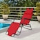 LB-20455 Folding Camping Chairs For Adults For Beach And Picnic - Red