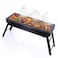 Portable Folding Barbecue Classic Pull Barbecue Charcoal Grill - Black