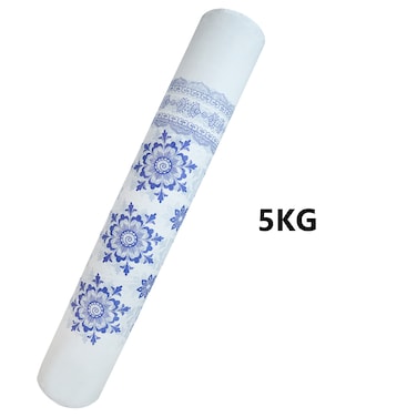 5KG Disposable Sofra Roll, Beautiful Sofra Table Sheet Rolls - Blue Flower