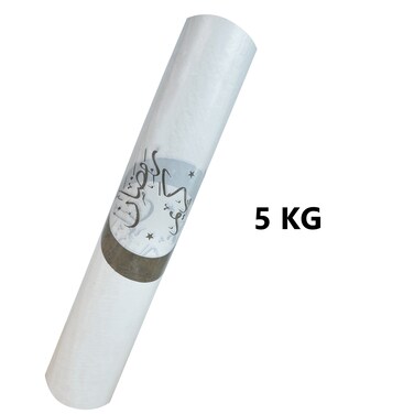 رول سفرة 5 كجم للاستعمال مرة واحدة، رول سفرة جميل للطاولة - قمر بني